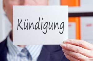 Kündigung des französisches Vertragshändlers mit Fristen
