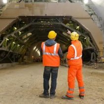 Baustelle mit dem Subunternehmen