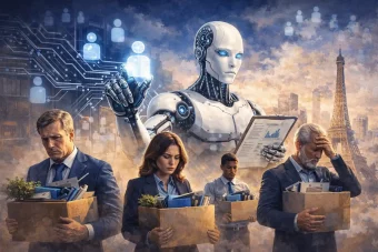 Mehrere Arbeitnehmer werden durch den Einsatz einer Künstlichen Intelligenz entlassen.