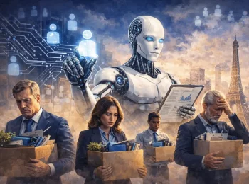 Mehrere Arbeitnehmer werden durch den Einsatz einer Künstlichen Intelligenz entlassen.