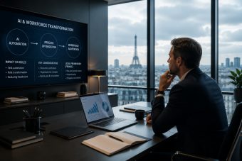 Arbeitnehmer werden durch den Einsatz einer Künstlichen Intelligenz entlassen.